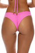Luli Fama Beach Fuzz Seamless Wavy Ruched Back Bottom
